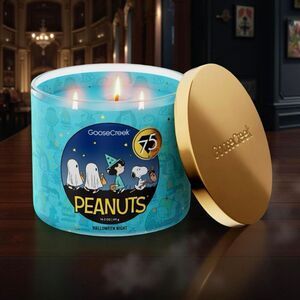 New Soy Base Goose Creek 3-Wick Candle Halloween Night Peanuts Candle Snoopy